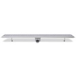 vidaXL Rigolă duș liniară, 2 buc., 1030x140 mm, oțel inoxidabil, bule vidaXL Rigolă duș liniară, 2 buc., 1030x140 mm, oțel inoxidabil, bule