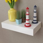 vidaXL Rafturi de perete suspendate cu sertare, 2 buc., alb, 48 cm vidaXL Rafturi de perete suspendate cu sertare, 2 buc., alb, 48 cm