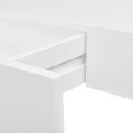 vidaXL Rafturi de perete suspendate cu sertare, 2 buc., alb, 48 cm vidaXL Rafturi de perete suspendate cu sertare, 2 buc., alb, 48 cm