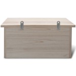 vidaXL Case de vrăbii, 2 buc., 44 x 15,5 x 21,5 cm, lemn