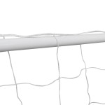 vidaXL Porți de fotbal cu plase 2 buc. alb 182x61x122 cm oțel vidaXL Porți de fotbal cu plase 2 buc. alb 182x61x122 cm oțel