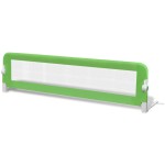 vidaXL Balustradă de protecție pat copii, 2 buc., verde, 150x42 cm vidaXL Balustradă de protecție pat copii, 2 buc., verde, 150x42 cm