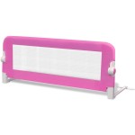 vidaXL Balustradă de protecție pat copii, 2 buc., roz, 102x42 cm vidaXL Balustradă de protecție pat copii, 2 buc., roz, 102x42 cm