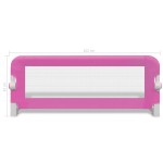 vidaXL Balustradă de protecție pat copii, 2 buc., roz, 102x42 cm vidaXL Balustradă de protecție pat copii, 2 buc., roz, 102x42 cm