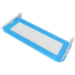 vidaXL Balustradă de protecție pat copii, 2 buc., albastru, 102x42 cm vidaXL Balustradă de protecție pat copii, 2 buc., albastru, 102x42 cm