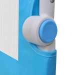 vidaXL Balustradă de protecție pat copii, 2 buc., albastru, 102x42 cm vidaXL Balustradă de protecție pat copii, 2 buc., albastru, 102x42 cm