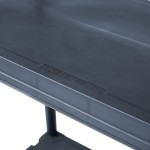 vidaXL Rafturi de depozitare, 5 buc. negru, 60 x 30 x 138 cm plastic vidaXL Rafturi de depozitare, 5 buc. negru, 60 x 30 x 138 cm plastic