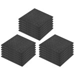 vidaXL Plăci de protecție la cădere 18 buc. negru 50x50x3 cm cauciuc vidaXL Plăci de protecție la cădere 18 buc. negru 50x50x3 cm cauciuc