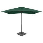 vidaXL Umbrelă de soare de grădină, bază portabilă, verde vidaXL Umbrelă de soare de grădină, bază portabilă, verde