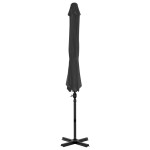 vidaXL Umbrelă de soare de grădină, bază portabilă, antracit vidaXL Umbrelă de soare de grădină, bază portabilă, antracit