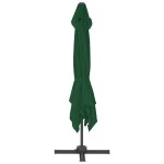 vidaXL Umbrelă de soare de grădină, bază portabilă, verde vidaXL Umbrelă de soare de grădină, bază portabilă, verde