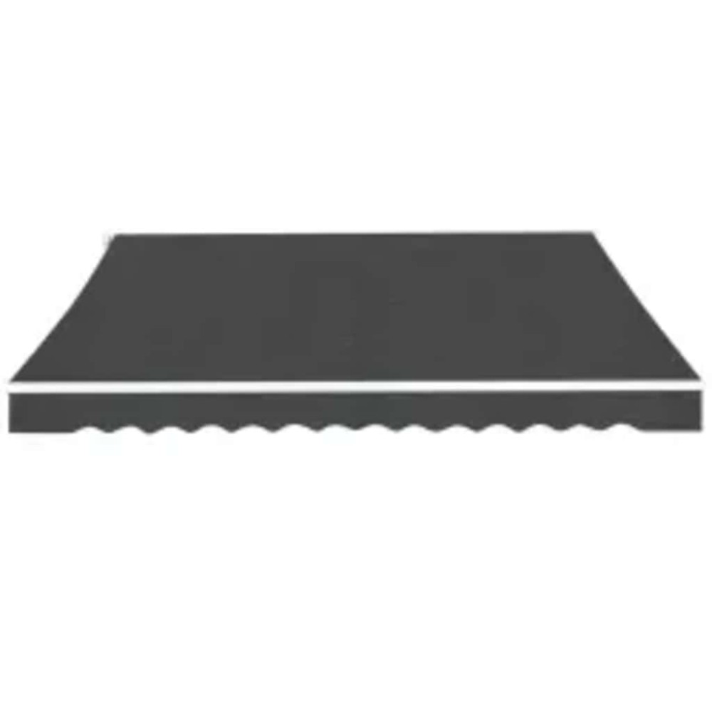 vidaXL Copertină pliabilă acționată manual, antracit, 600 cm