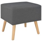 vidaXL Noptiere, 2 buc., gri închis, 40x35x40 cm, material textil vidaXL Noptiere, 2 buc., gri închis, 40x35x40 cm, material textil