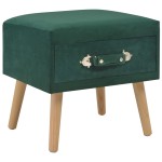 vidaXL Noptiere, 2 buc., verde, 40 x 35 x 40 cm, catifea vidaXL Noptiere, 2 buc., verde, 40 x 35 x 40 cm, catifea