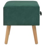 vidaXL Noptiere, 2 buc., verde, 40 x 35 x 40 cm, catifea vidaXL Noptiere, 2 buc., verde, 40 x 35 x 40 cm, catifea