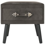 vidaXL Noptiere, 2 buc., gri, 40 x 35 x 40 cm, catifea vidaXL Noptiere, 2 buc., gri, 40 x 35 x 40 cm, catifea