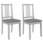 vidaXL Set mobilier de bucătărie, 3 piese, gri, MDF vidaXL Set mobilier de bucătărie, 3 piese, gri, MDF