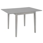 vidaXL Set mobilier de bucătărie, 5 piese, gri, MDF