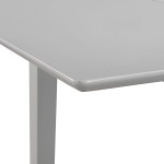 vidaXL Set mobilier de bucătărie, 5 piese, gri, MDF