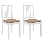 vidaXL Set mobilier de bucătărie, 3 piese, alb, MDF vidaXL Set mobilier de bucătărie, 3 piese, alb, MDF