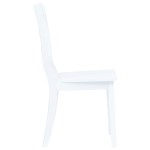 vidaXL Set mobilier bucătărie, 5 piese, alb, lemn masiv de hevea vidaXL Set mobilier bucătărie, 5 piese, alb, lemn masiv de hevea