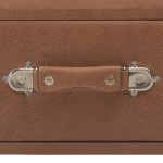 vidaXL Banchetă cu sertare, 80 cm, maro închis, piele ecologică
