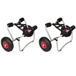 vidaXL Cărucioare pentru caiac, 2 buc., aluminiu vidaXL Cărucioare pentru caiac, 2 buc., aluminiu