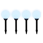 vidaXL Lămpi de exterior pentru alee LED 8 buc. 15 cm, cu țăruș de sol vidaXL Lămpi de exterior pentru alee LED 8 buc. 15 cm, cu țăruș de sol