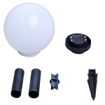 vidaXL Lămpi de exterior pentru alee LED 6 buc. 20 cm, cu țăruș de sol vidaXL Lămpi de exterior pentru alee LED 6 buc. 20 cm, cu țăruș de sol