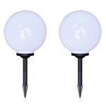 vidaXL Lămpi de exterior pentru alee LED 4 buc. 30 cm, cu țăruș de sol vidaXL Lămpi de exterior pentru alee LED 4 buc. 30 cm, cu țăruș de sol