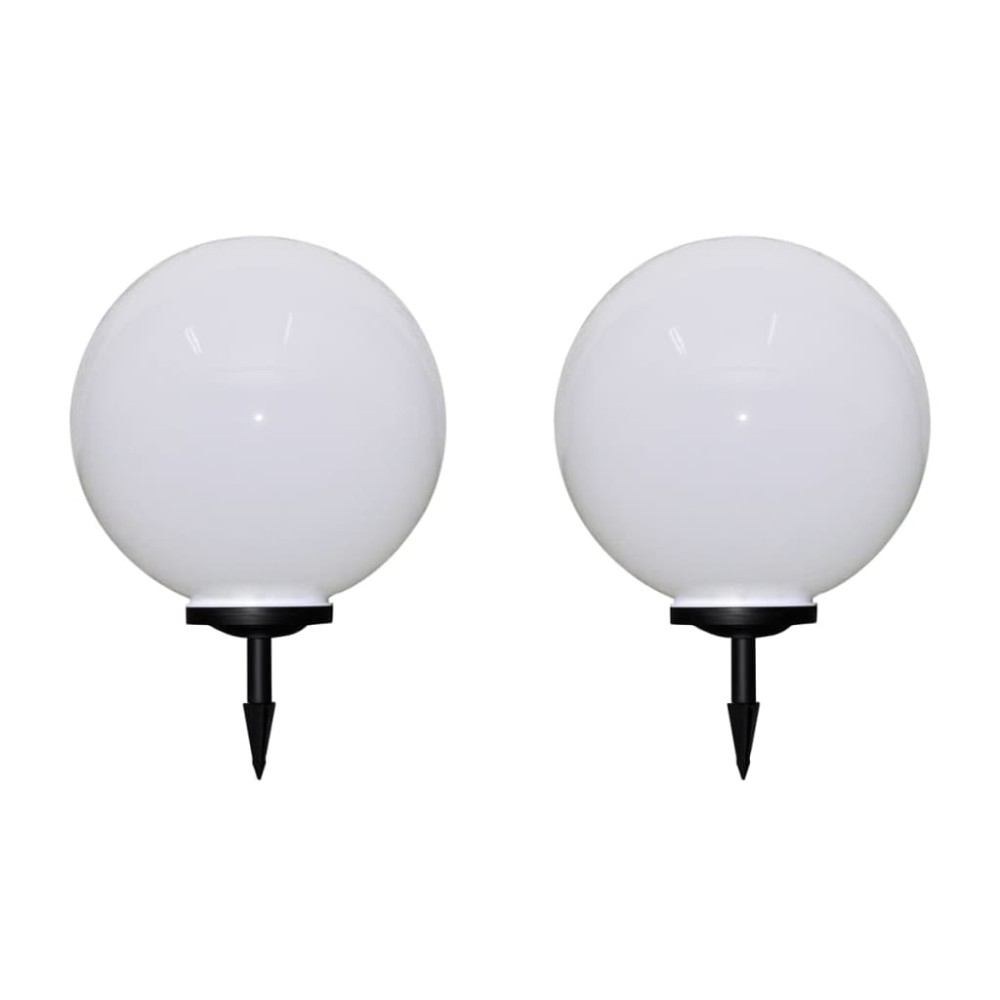 vidaXL Lămpi de exterior pentru alee LED 2 buc. 50 cm, cu țăruș de sol