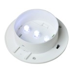 vidaXL Lămpi solare de exterior pentru gard cu LED, 12 buc., alb