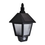 vidaXL Lămpi solare de perete cu senzor de mișcare, 2 buc., negru vidaXL Lămpi solare de perete cu senzor de mișcare, 2 buc., negru