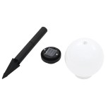 vidaXL Lămpi solare de exterior cu LED, 8 buc., 15 cm, RGB, sferic