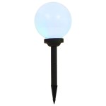 vidaXL Lămpi solare de exterior, 6 buc., 20 cm, RGB, sferic, LED