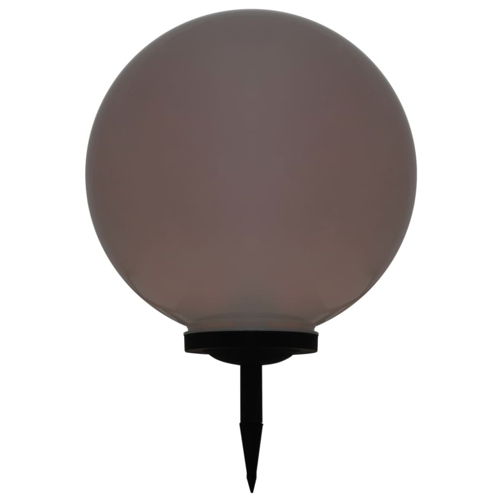 vidaXL Lămpi solare de exterior, 2 buc., 50 cm, RGB, sferic, LED