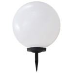 vidaXL Lămpi solare de exterior, 2 buc., 50 cm, RGB, sferic, LED vidaXL Lămpi solare de exterior, 2 buc., 50 cm, RGB, sferic, LED