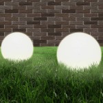 vidaXL Lămpi glob cu LED, 4 buc., 40 cm, PMMA, sferic vidaXL Lămpi glob cu LED, 4 buc., 40 cm, PMMA, sferic