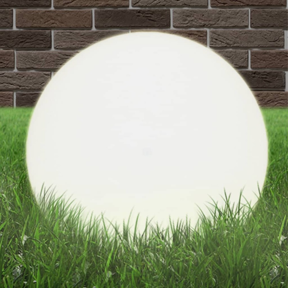 vidaXL Lămpi glob cu LED, 2 buc., 50 cm, PMMA, sferic