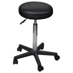 vidaXL Taburete de birou, 2 buc., negru, 35,5x84 cm, piele ecologică vidaXL Taburete de birou, 2 buc., negru, 35,5x84 cm, piele ecologică