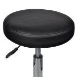 vidaXL Taburete de birou, 2 buc., negru, 35,5x84 cm, piele ecologică vidaXL Taburete de birou, 2 buc., negru, 35,5x84 cm, piele ecologică