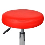 vidaXL Taburete de birou, 2 buc., roșu, 35,5x84 cm, piele ecologică vidaXL Taburete de birou, 2 buc., roșu, 35,5x84 cm, piele ecologică