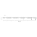 vidaXL Gard de grădină cu vârf tip suliță din oțel 1426x75 cm, negru vidaXL Gard de grădină cu vârf tip suliță din oțel 1426x75 cm, negru