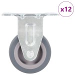 vidaXL Roți fixe, 12 buc., 50 mm vidaXL Roți fixe, 12 buc., 50 mm