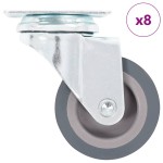 vidaXL Roți pivotante, 8 buc., 50 mm vidaXL Roți pivotante, 8 buc., 50 mm