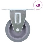 vidaXL Roți fixe, 8 buc., 75 mm vidaXL Roți fixe, 8 buc., 75 mm