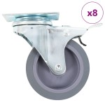 vidaXL Roți pivotante, 8 buc., 75 mm vidaXL Roți pivotante, 8 buc., 75 mm