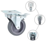 vidaXL Roți pivotante, 16 buc., 75 mm vidaXL Roți pivotante, 16 buc., 75 mm