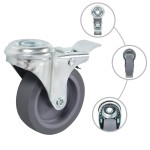 vidaXL Roți pivotante cu gaură pentru șurub, 12 buc., 75 mm vidaXL Roți pivotante cu gaură pentru șurub, 12 buc., 75 mm