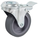 vidaXL Roți pivotante cu gaură pentru șurub, 12 buc., 75 mm vidaXL Roți pivotante cu gaură pentru șurub, 12 buc., 75 mm